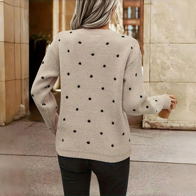 Noella | Polka Dot Knitted Sweater
