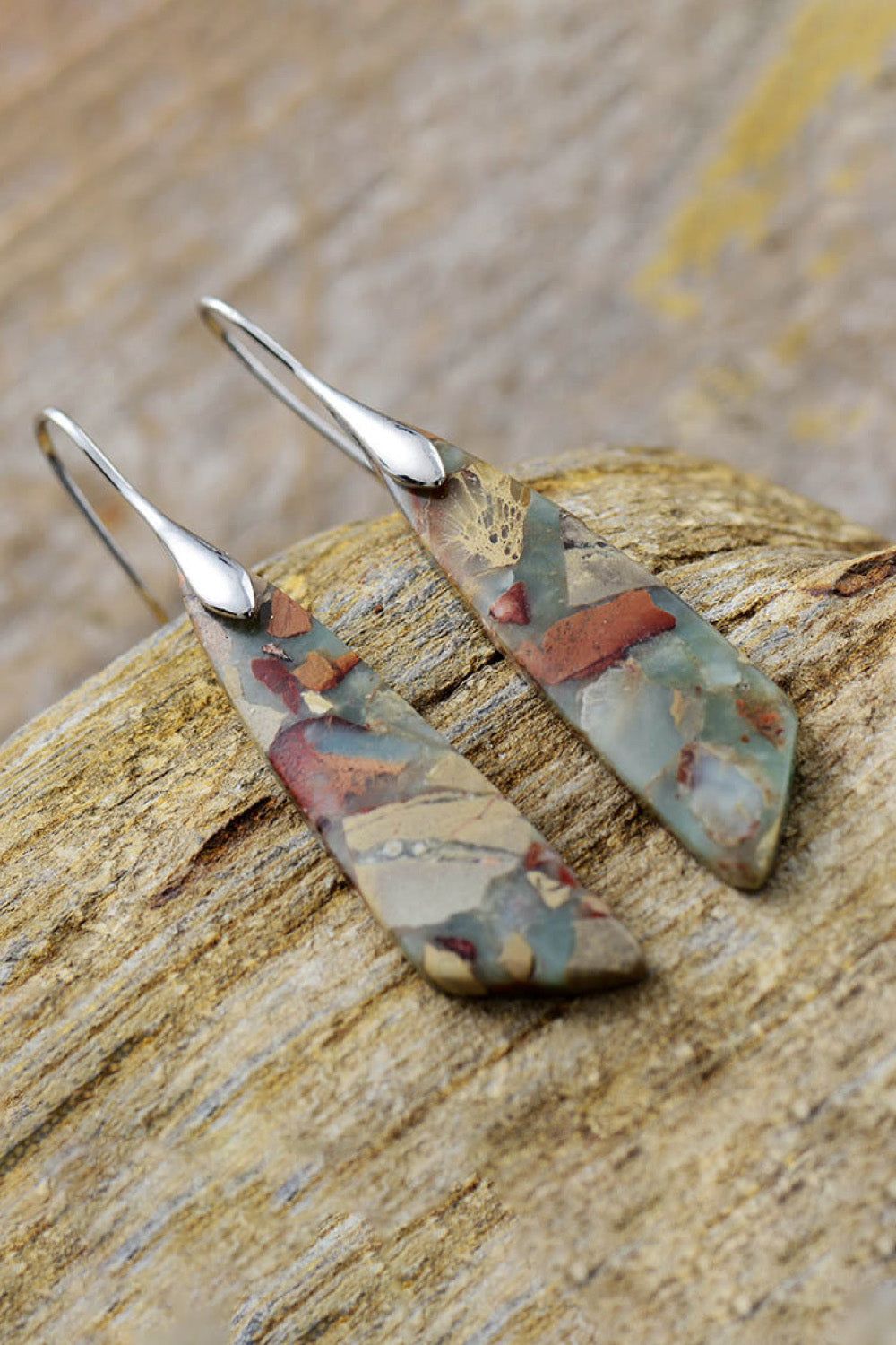 Vintage Natural Stone Earrings