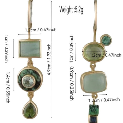 Vintage Green Earrings