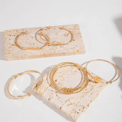 Knotted™ | Gold Elegance Bracelet Set