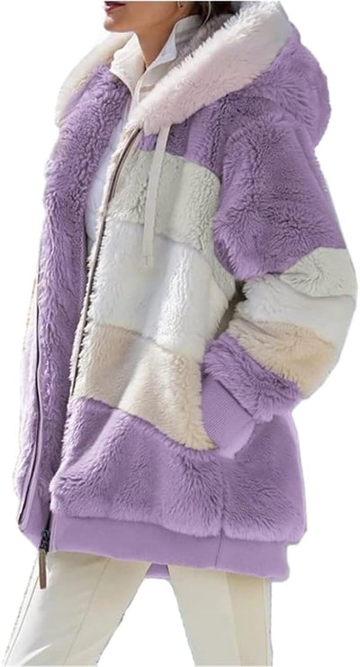 Amara - Plush Hooded Jacket