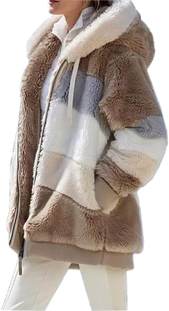 Amara - Plush Hooded Jacket