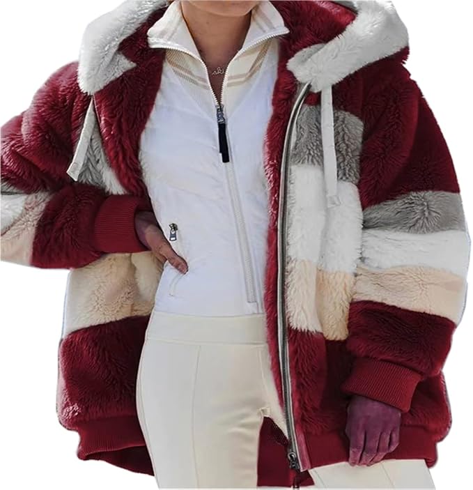 Amara - Plush Hooded Jacket