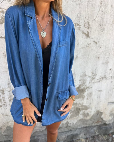 Flurina | Casual Denim Blazer
