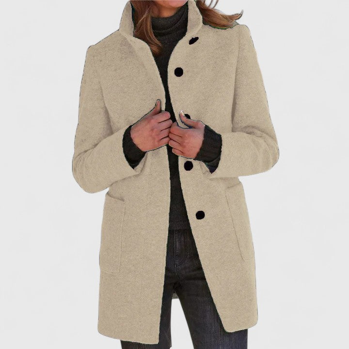 Stella™ | Women's Coat with High Collar