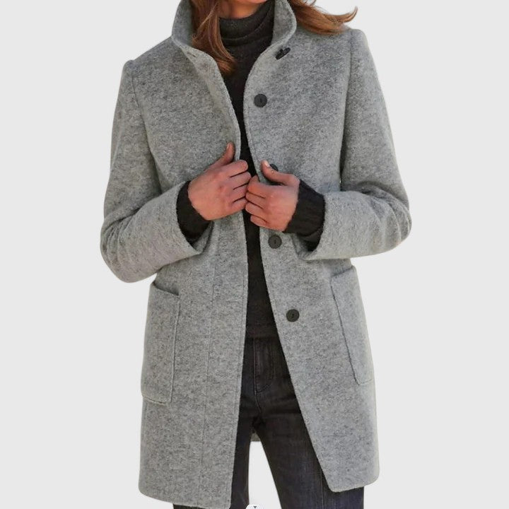 Stella™ | Women's Coat with High Collar