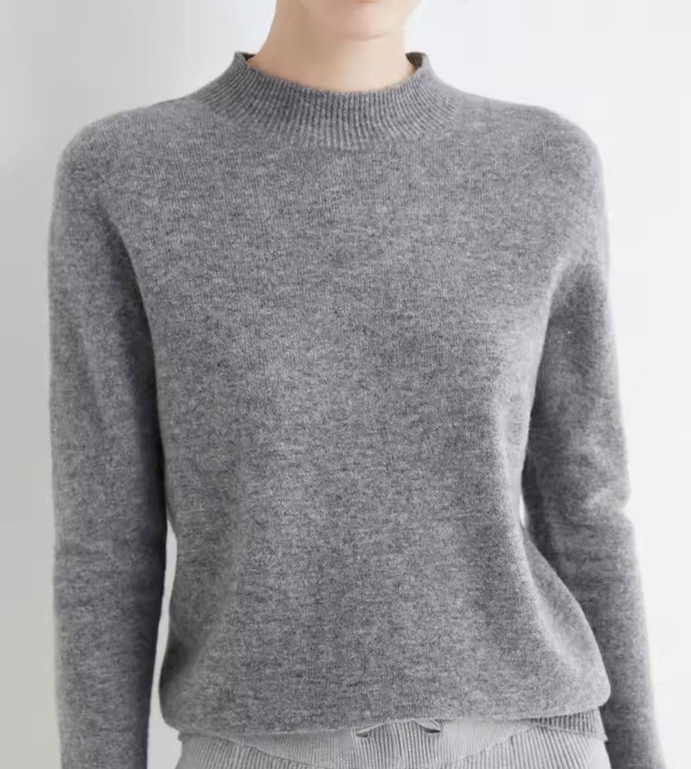 Lydia - Mock Neck Sweater