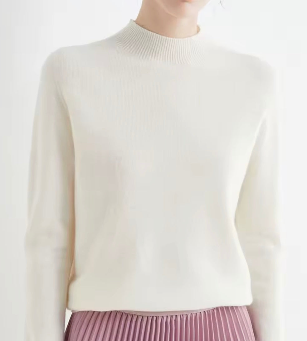 Lydia - Mock Neck Sweater