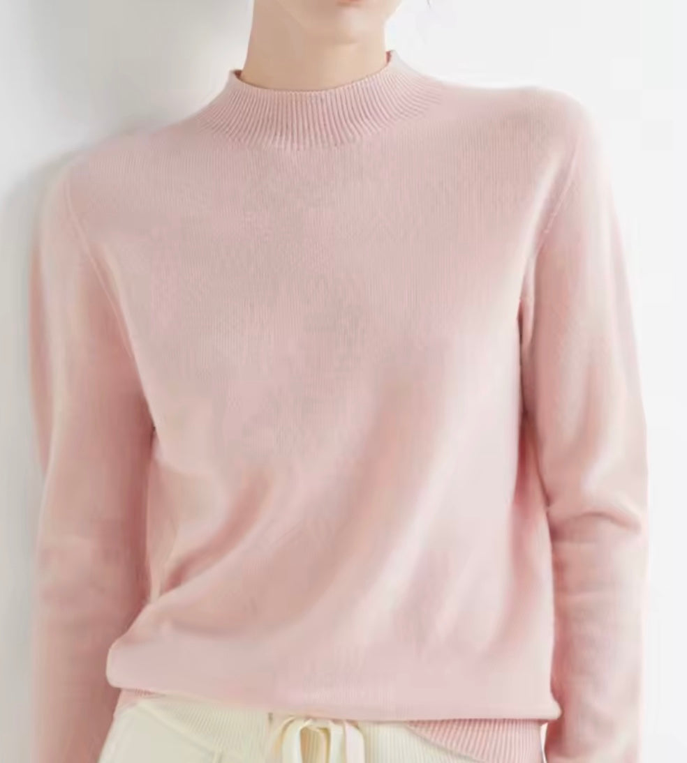 Lydia - Mock Neck Sweater