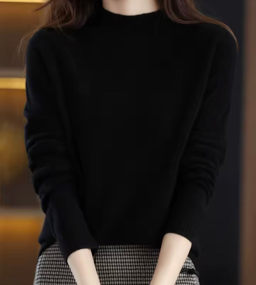 Lydia - Mock Neck Sweater