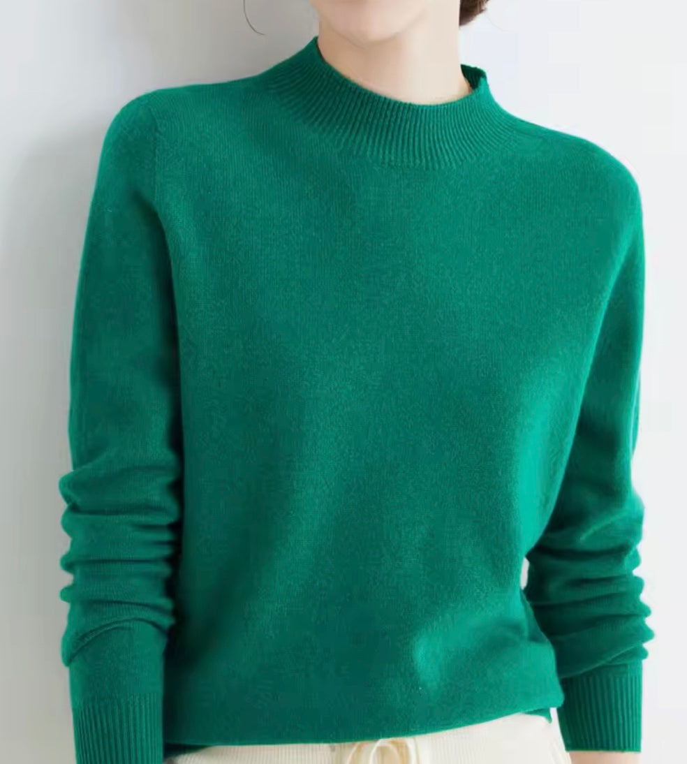 Lydia - Mock Neck Sweater