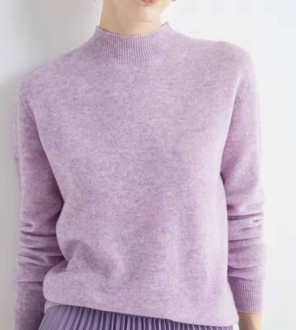 Lydia - Mock Neck Sweater