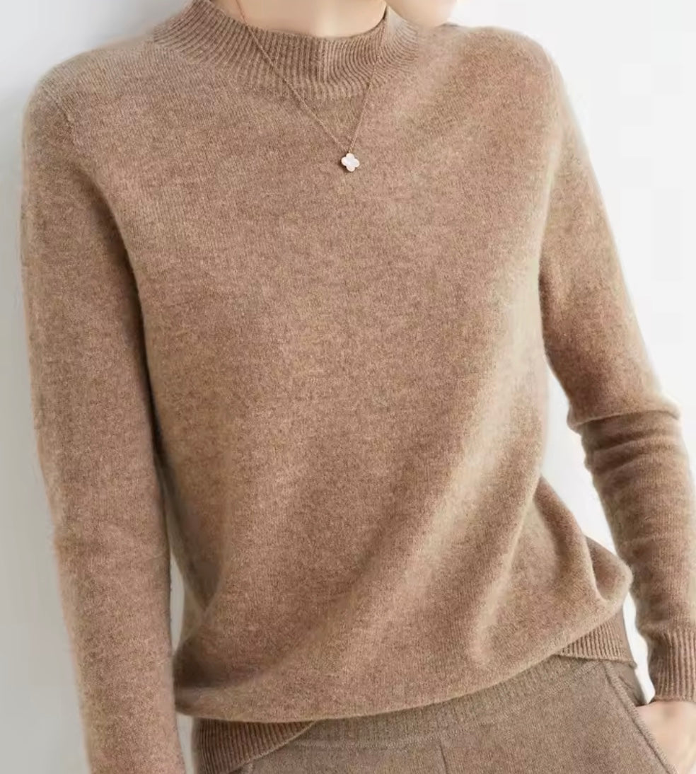 Lydia - Mock Neck Sweater