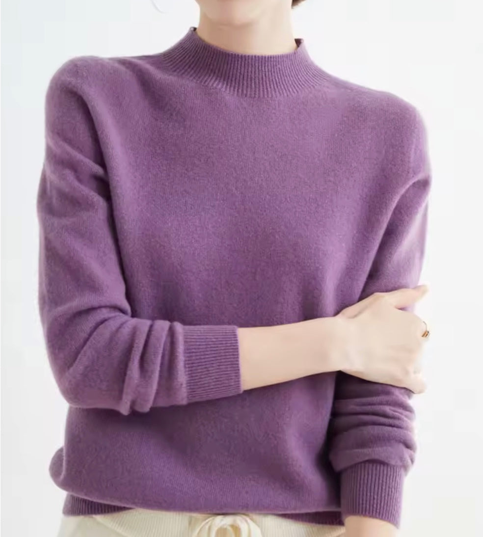 Lydia - Mock Neck Sweater