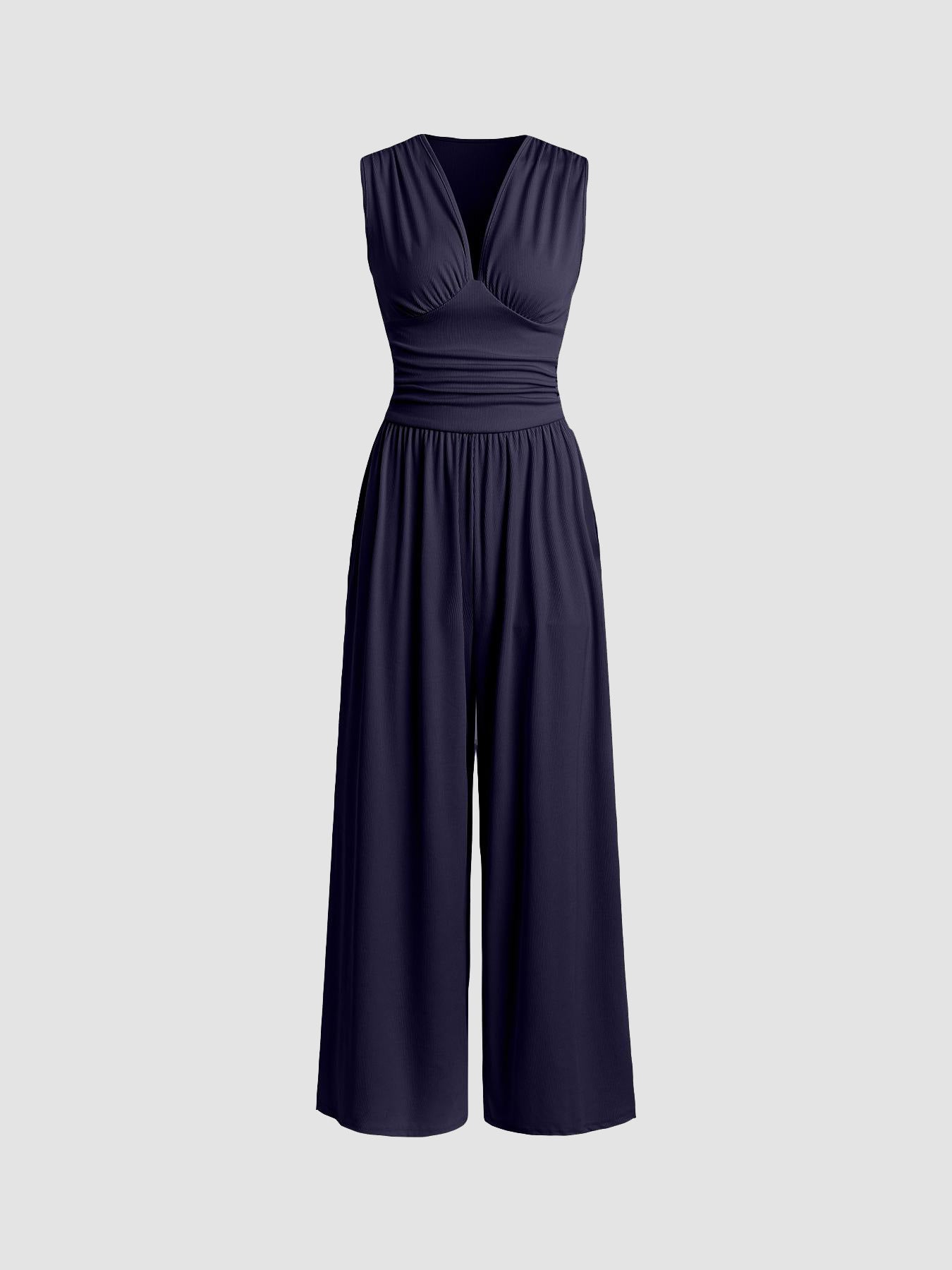 Sharon | Chic Sleeveless Wide-Leg Jumpsuit