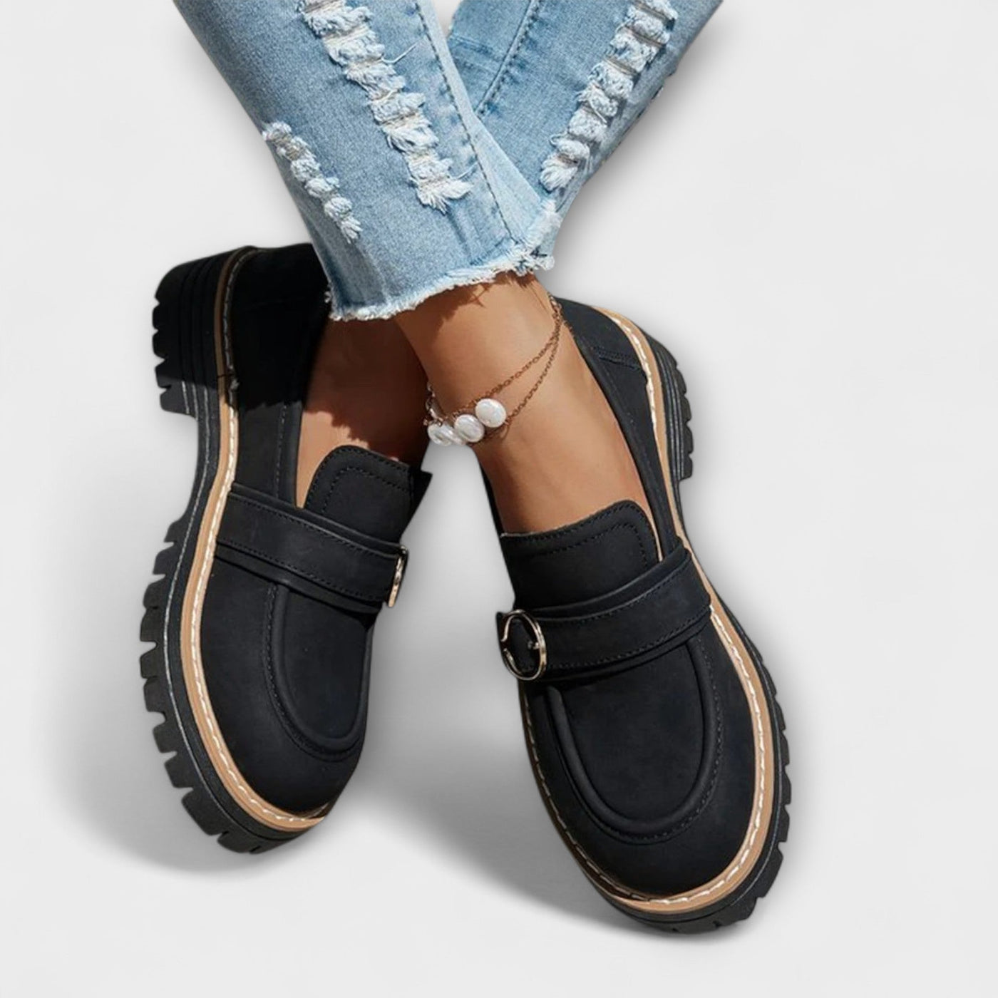 Lora – Casual Loafers with Round Toe