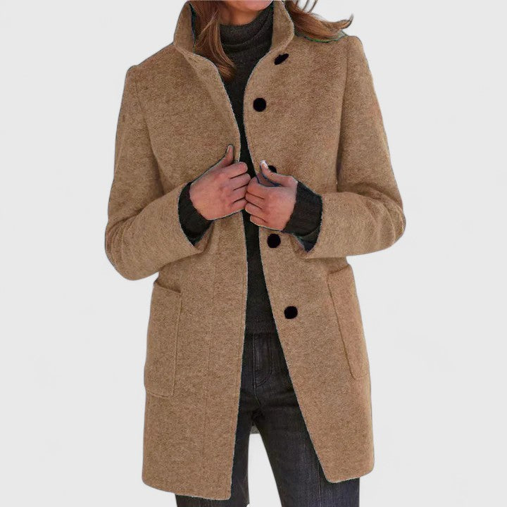 Stella™ | Women's Coat with High Collar