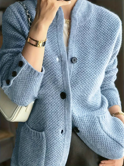 Mary | Cozy Knitted Sweater Jacket